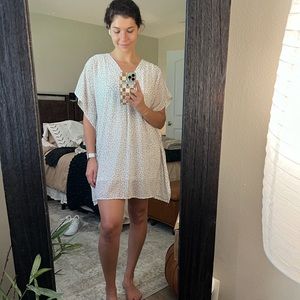 Flowy Animal Print Leopard Mini Dress